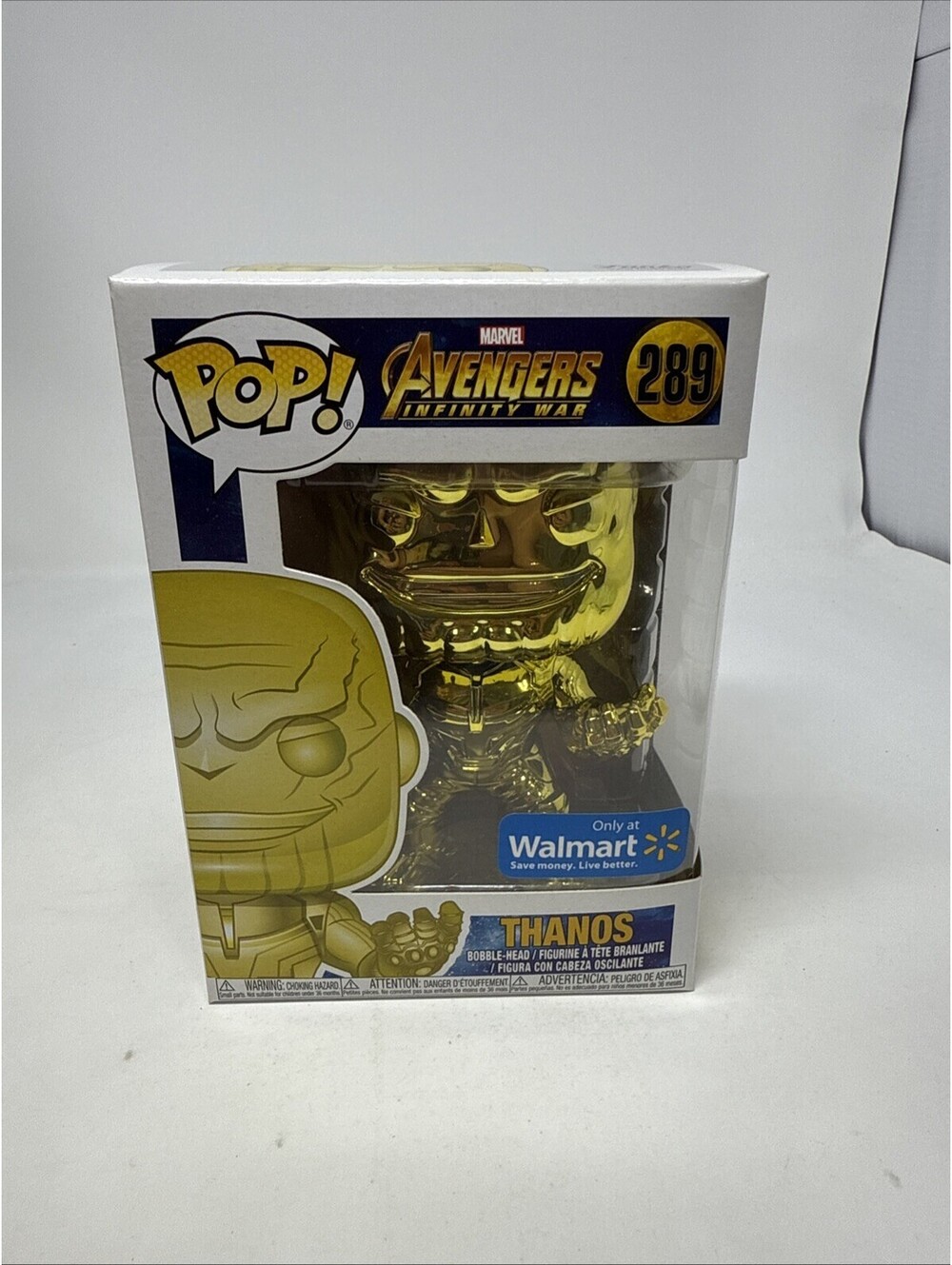 Funko Pop! Vinyl: Marvel - Thanos - Walmart (Exclusive) #289 Gold Chrome